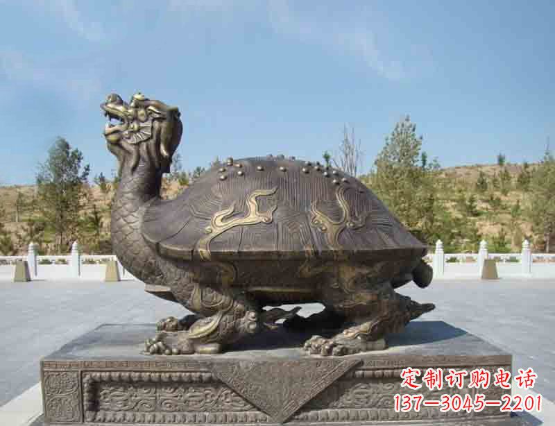 合肥我们中领雕塑特制的精美广场青铜龙雕塑