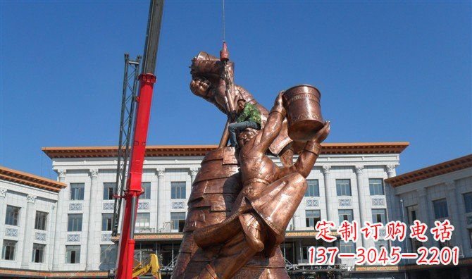 合肥尊贵跳舞的美女铜雕