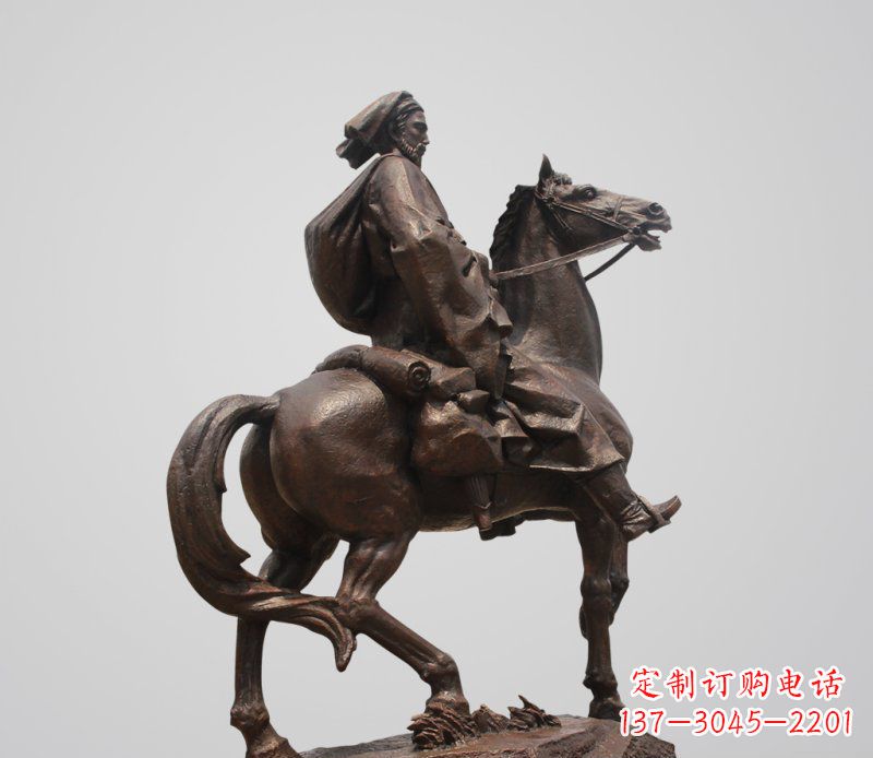 合肥典雅欧式骑马人雕塑