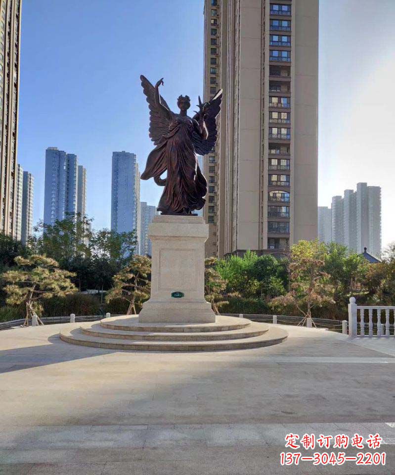 合肥中领雕塑：精致的女神铜雕