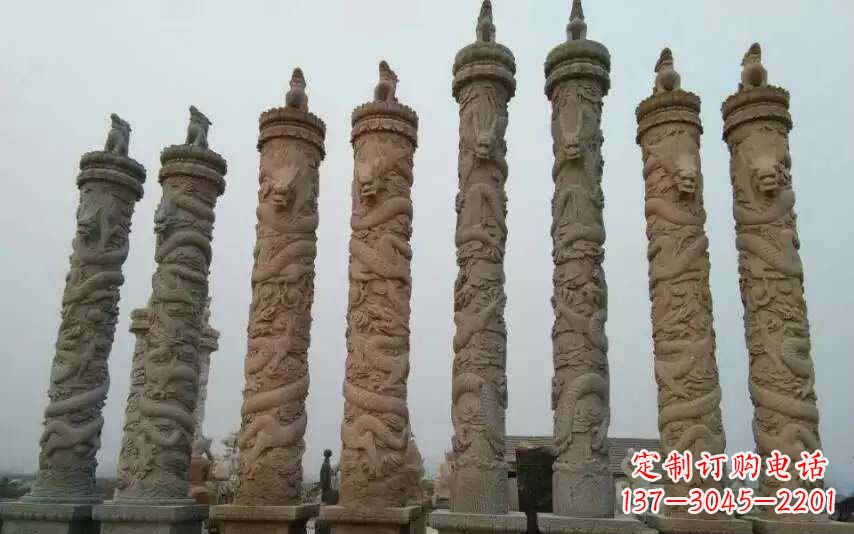 合肥风格独特的盘龙石雕