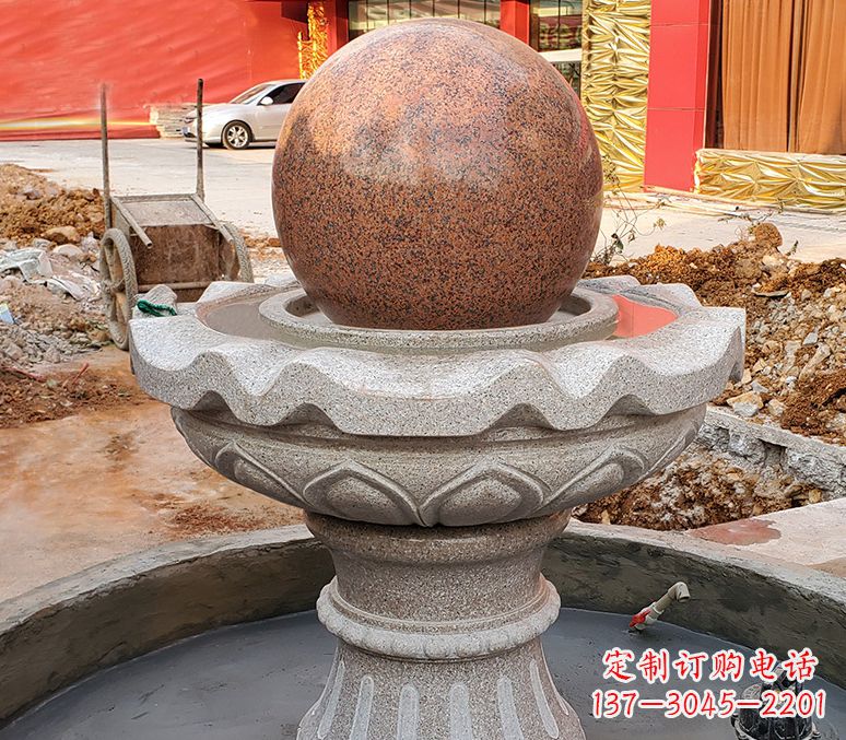 合肥精美喷泉石雕塑,点缀室外美感