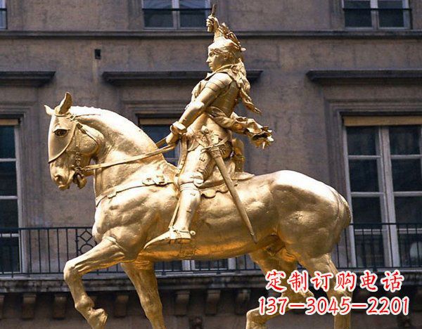 合肥中领雕塑:高端骑马凯撒雕塑