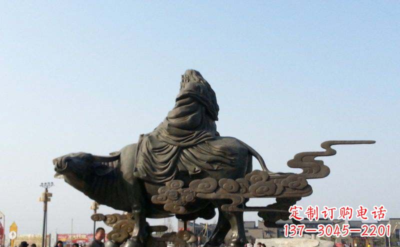 合肥精美雕塑-老子景观铜雕