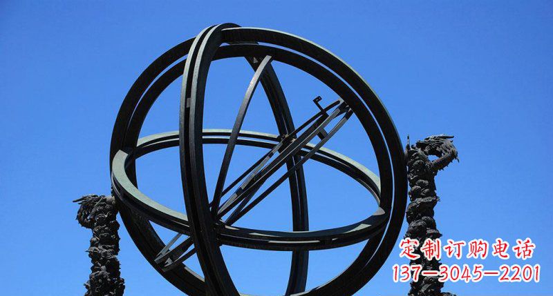 合肥华丽外观,古老意蕴——青铜浑天仪雕塑
