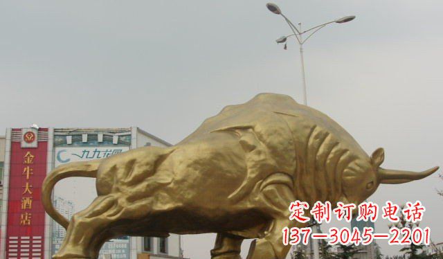 合肥拓荒牛铜雕塑-充满历史气息的精美雕塑