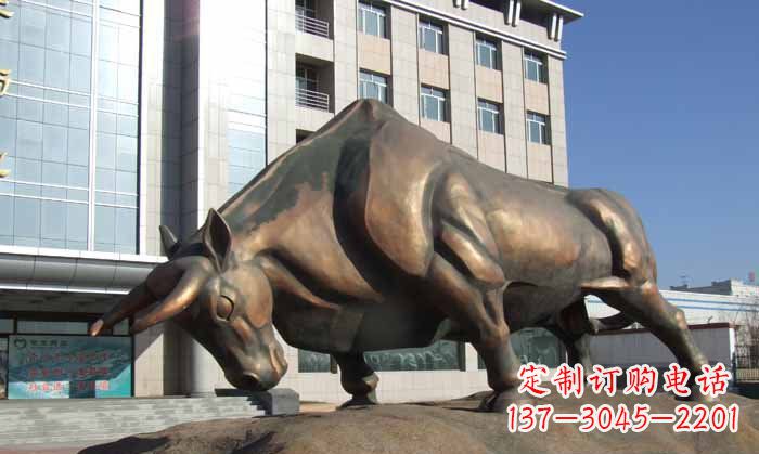 合肥拓荒牛铜雕塑——将历史传承到现代