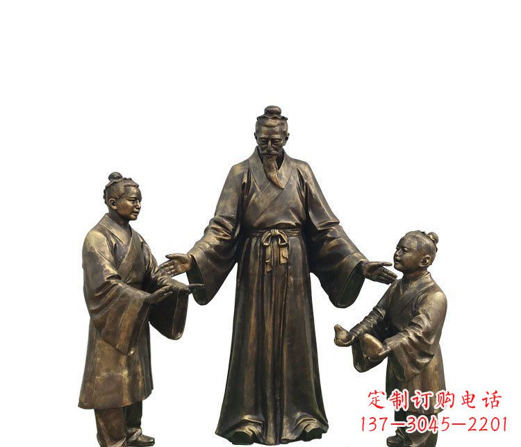 合肥精美铜雕孔融雕塑,温柔释放你的情怀