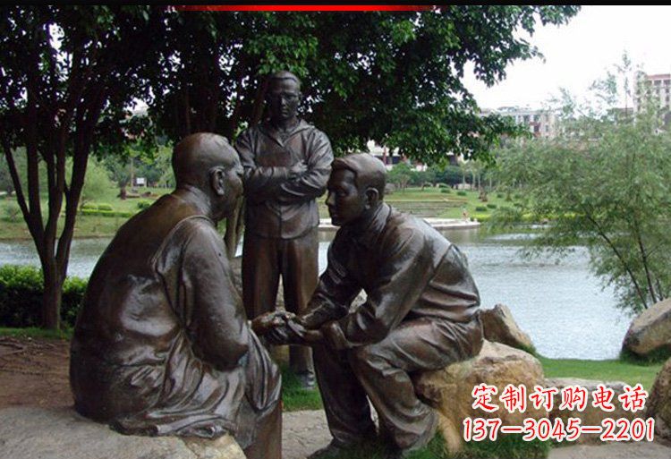 合肥中领雕塑:精美老人雕塑