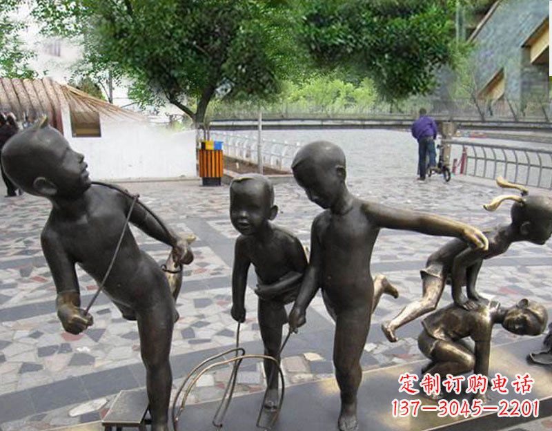 合肥专业定制广场铜雕儿童雕塑