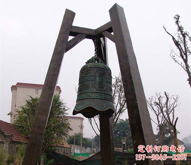 合肥大型铜钟雕塑——倍受关注的雕塑定制品