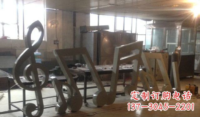 合肥广场音符不锈钢雕塑