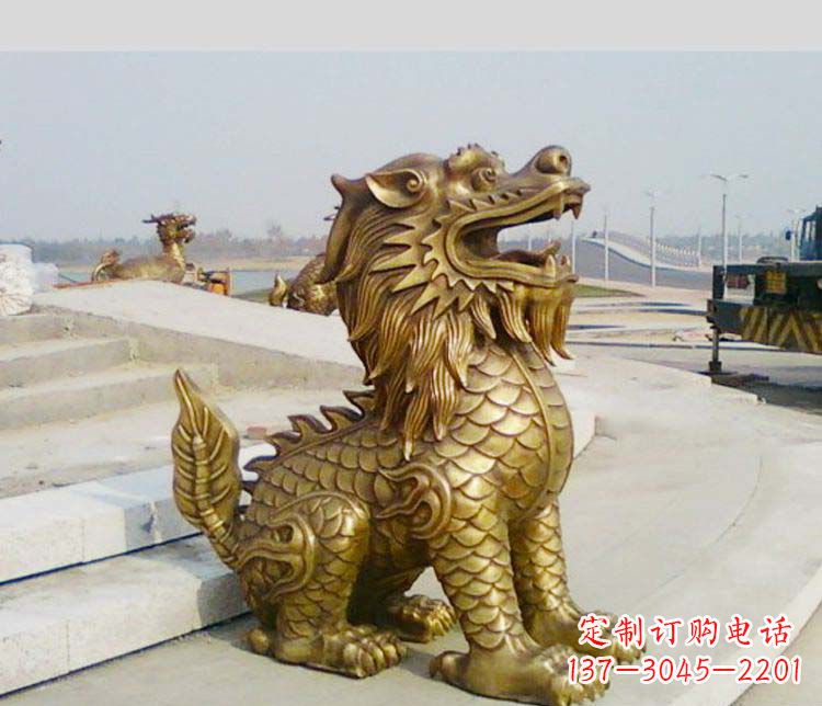合肥狮子雕塑:象征力量,令人肃然起敬
