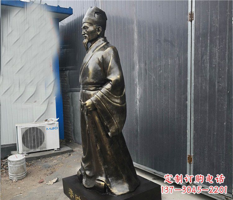 合肥铸铜李时珍医学家雕塑,致敬伟大的医学先驱