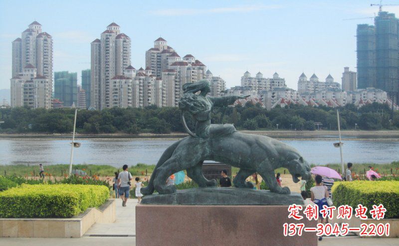 合肥中领雕塑:大型铜雕狮子,令您的景观更加出彩!
