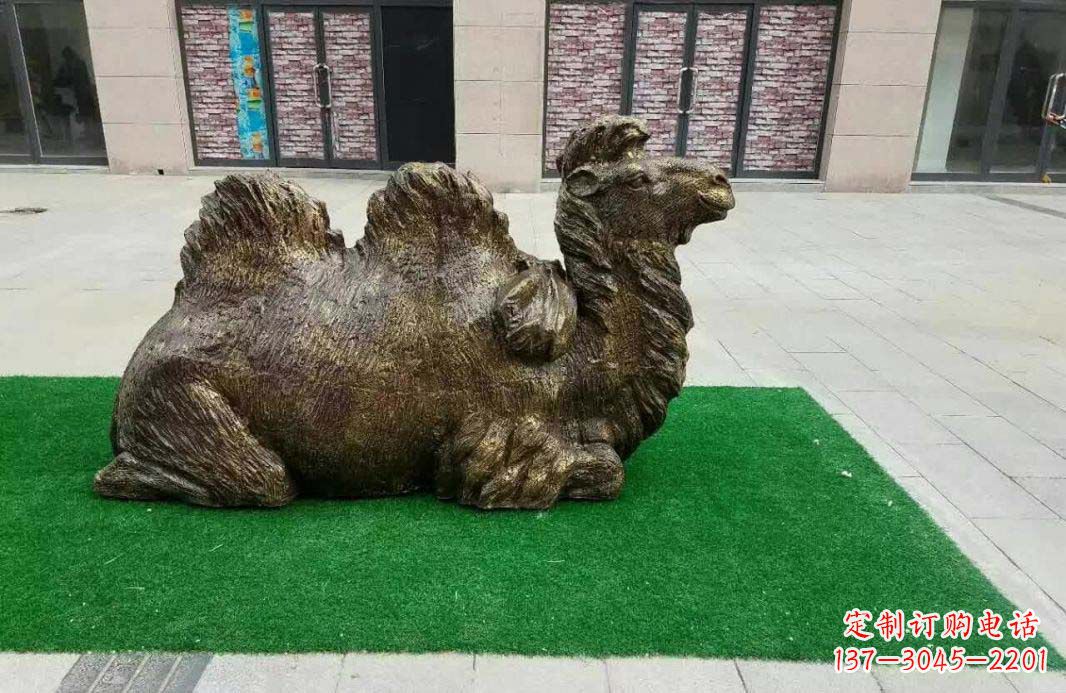 合肥完美艺术──骆驼跪姿铜雕