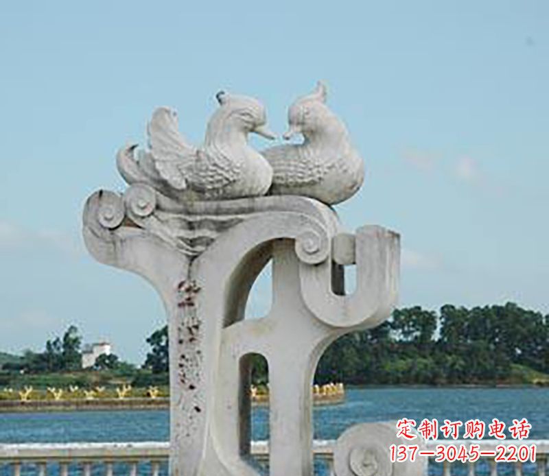 合肥海边鸳鸯景观石雕