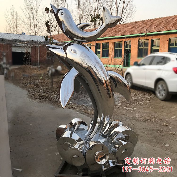 合肥海豚不锈钢雕塑,带来动人惊喜