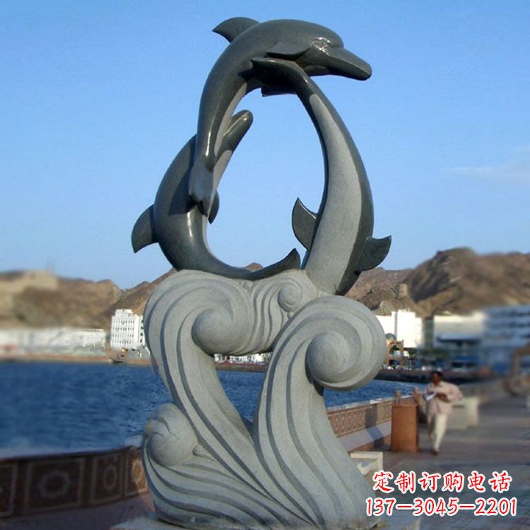 合肥欣赏海豚石雕塑的美丽