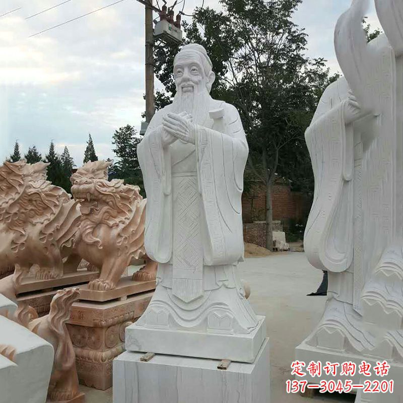 合肥海外的孔子雕像——展示中国文化的象征