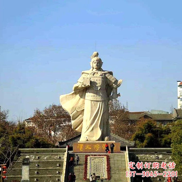 合肥韩信西汉军事家雕像,引领西汉文化风采