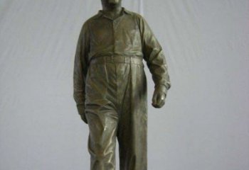 合肥中领雕塑：经典革命人物毛主席铜雕