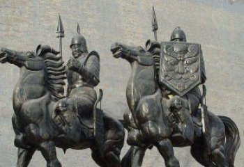 合肥中领雕塑推出的将军铜雕以古代将军的形象为…
