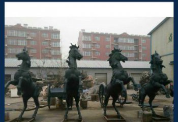 合肥中领雕塑推出的优雅动物铜雕飞马，以其出色…