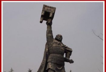 合肥铜雕威武将军雕塑，雕刻极致端庄风采