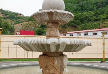 合肥中领雕塑海螺石雕喷泉精致装点室外空间