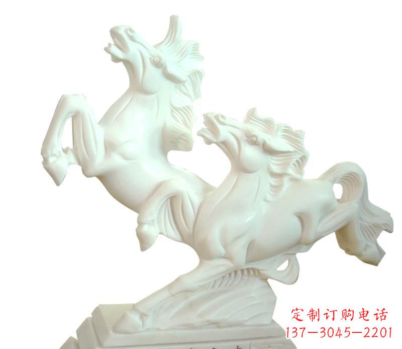 合肥汉白玉动物飞马雕塑