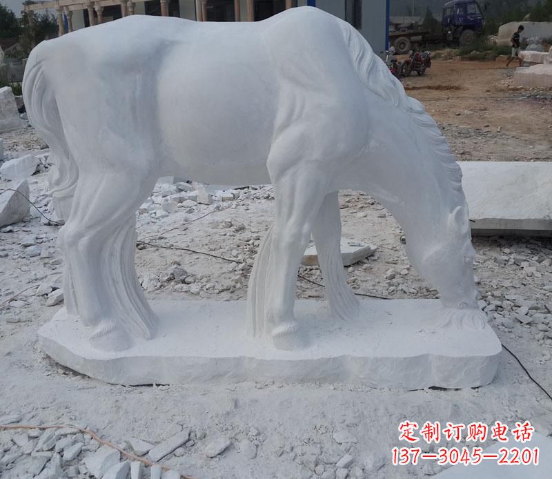 合肥汉白玉动物马