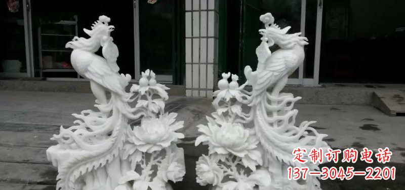 合肥汉白玉凤凰雕塑