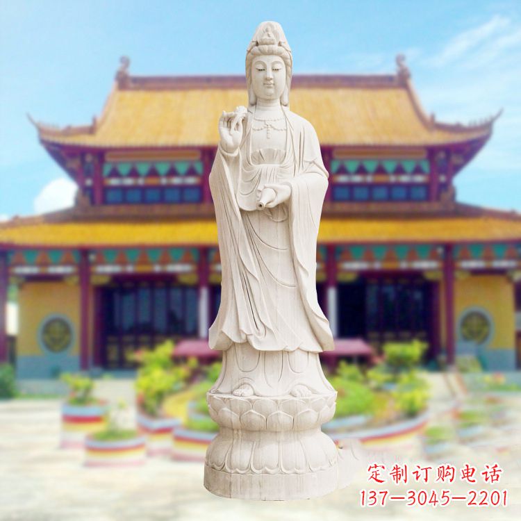 合肥精美观音石雕,给你灵动的祝福