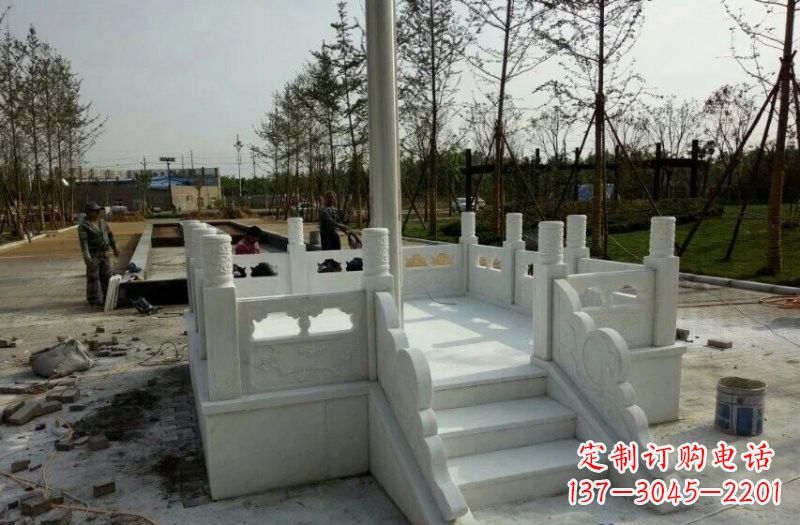 合肥汉白玉国旗台石雕