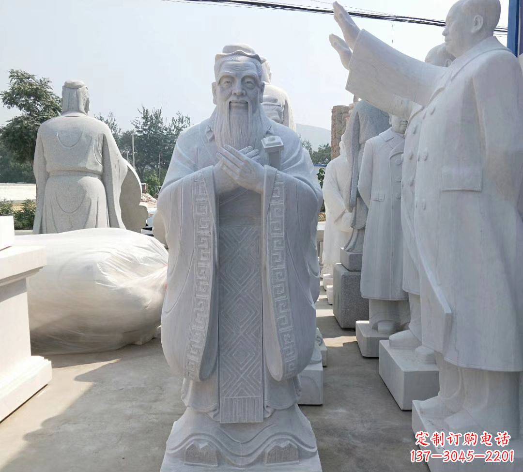 合肥中领雕塑——校园孔子雕塑
