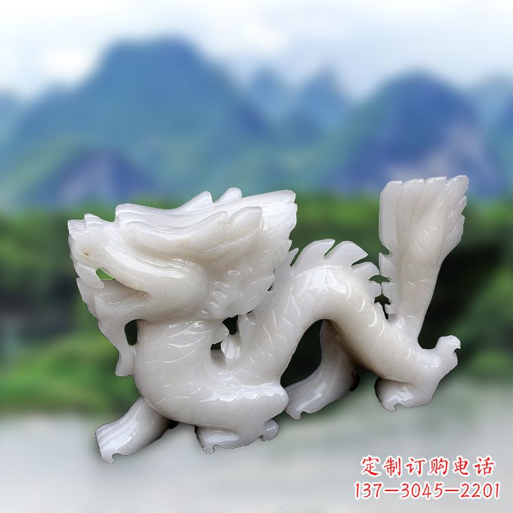 合肥汉白玉龙雕塑饱含着中国传统文化的气息，是…