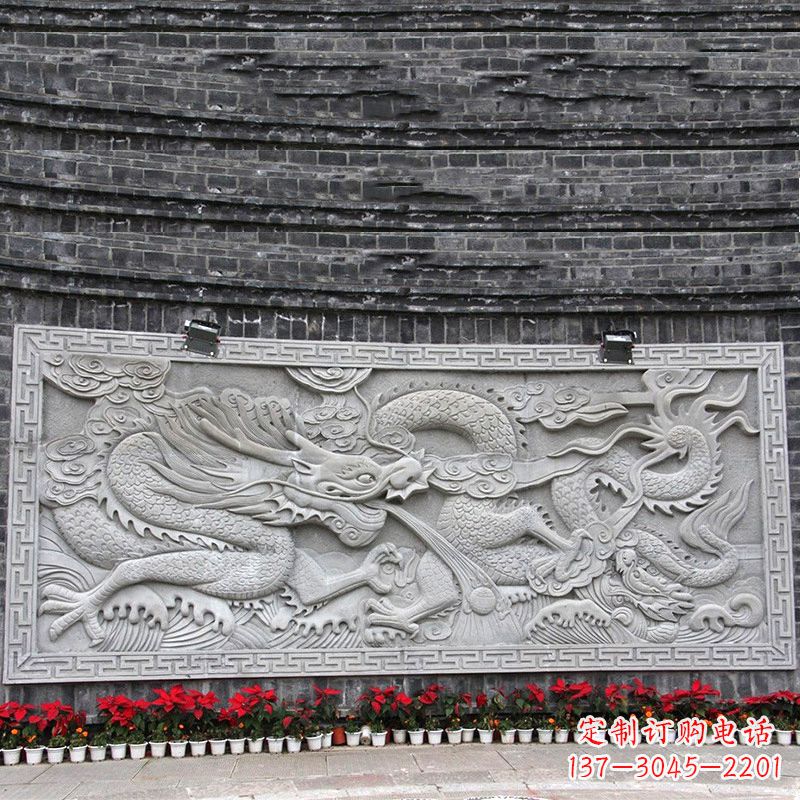 合肥汉白玉龙纹浮雕墙,专为您打造贵族感