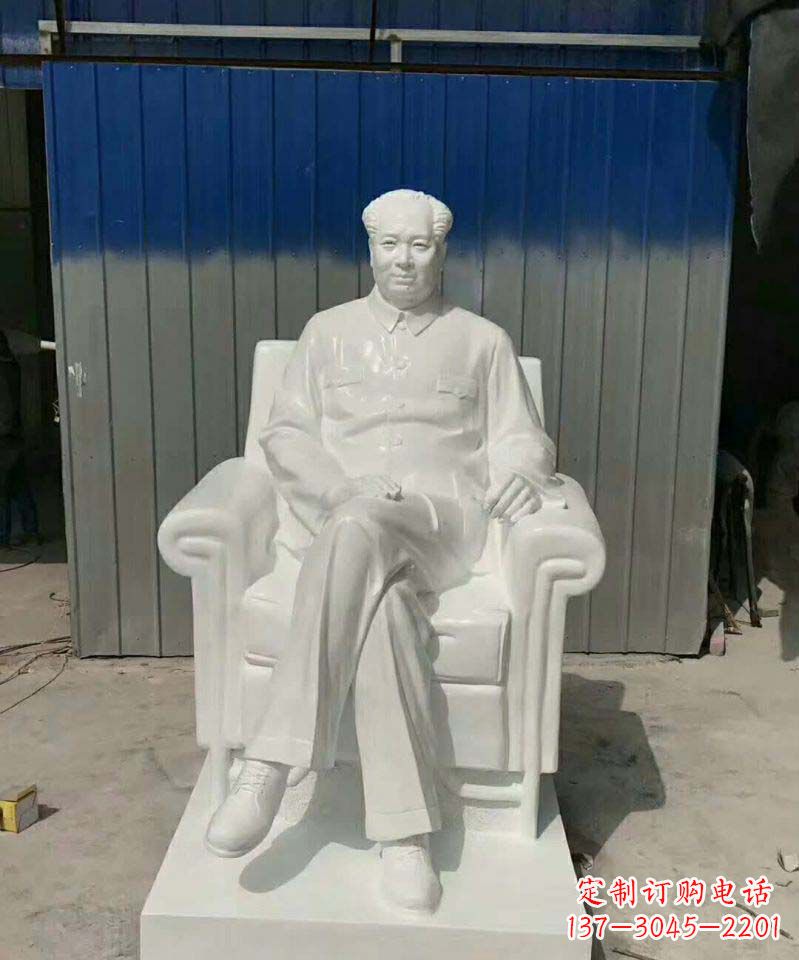 合肥中领雕塑打造优雅大气的主席石雕