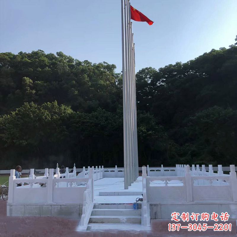 合肥中领雕塑是一家专业定制汉白玉石雕国旗台的…