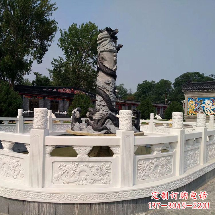 合肥汉白玉石雕刻护栏,精美而别致