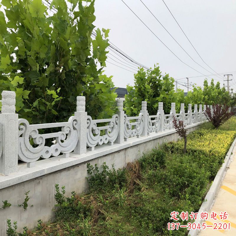 合肥汉白玉石栏杆雕塑,精雕细琢,精美无比