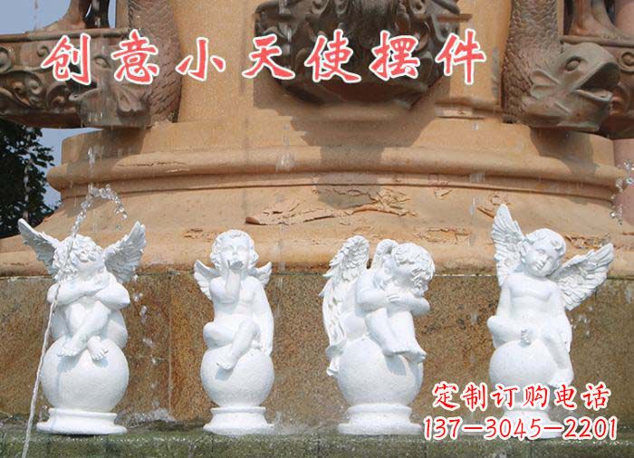 合肥中领雕塑:汉白玉小天使雕塑