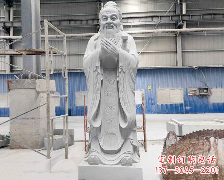 合肥合浦一中孔子雕像,传承文明智慧