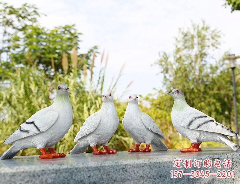 合肥中领雕塑-象征和平的标志之鸽