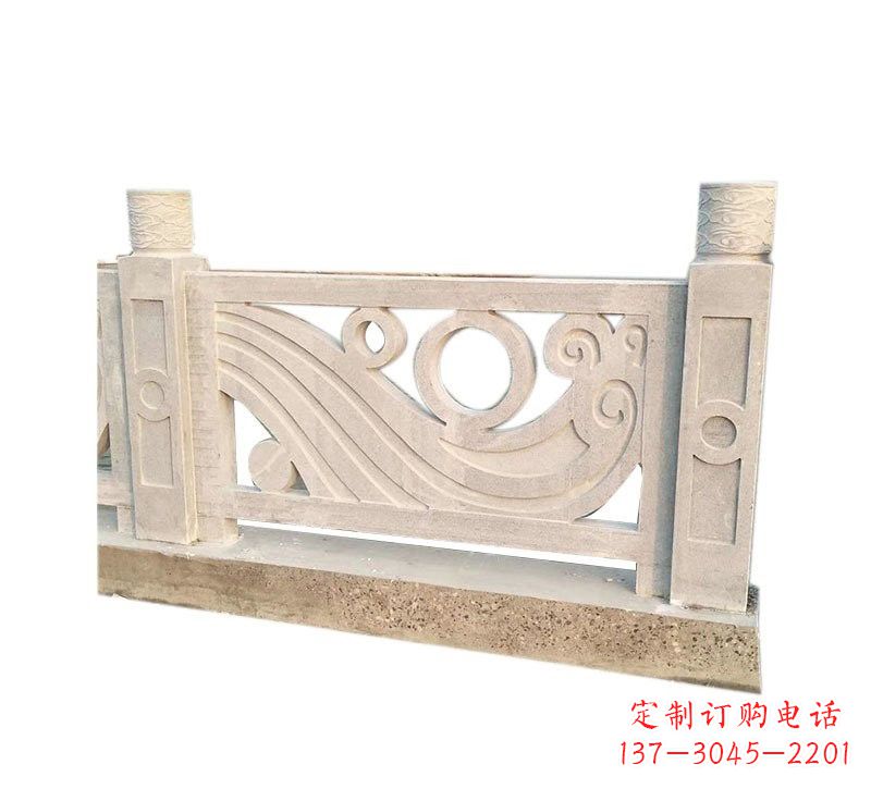 合肥精美石栏板雕塑,点缀河边桥梁的美丽