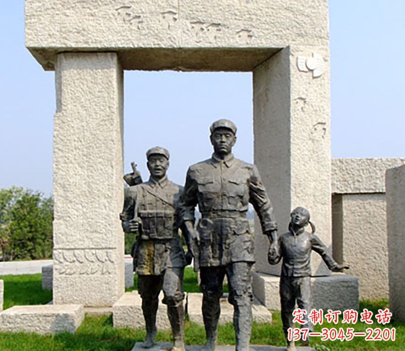 合肥红军公园雕塑,精致而独特