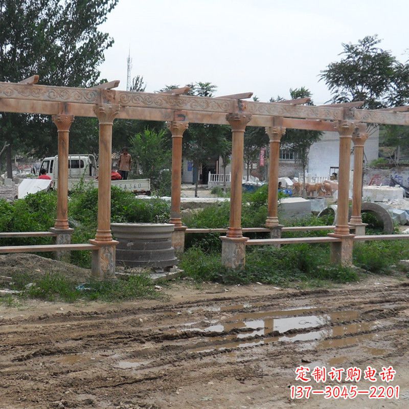 合肥红色石雕定制长廊雕塑