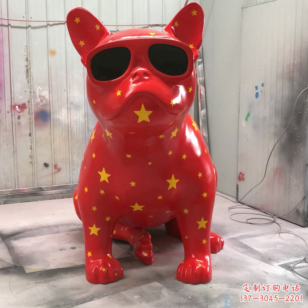 合肥玻璃钢材质精致的生肖雕塑