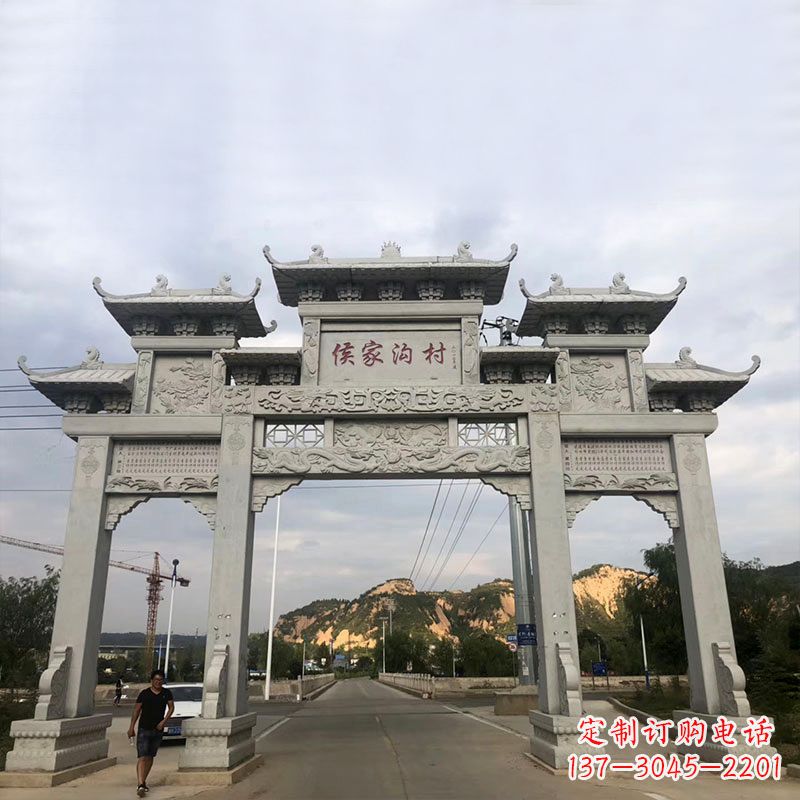 合肥精美牌坊雕塑让您的品牌更加出彩